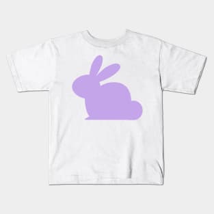 Pastel purple solid rabbit Kids T-Shirt